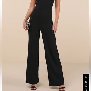 Lulu's Classic Black Jumpsuit